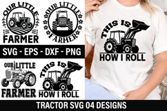 Tractor SVG Design - Our Little Farmer Product Image 1