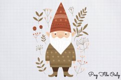 Scandinavian Folk Art Winter Clipart PNG Product Image 1
