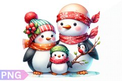 Snowman Clipart - Snowman sublimation PNG Design Product Image 1
