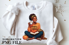 Autumn woman melanin png design for T-shirts Product Image 4