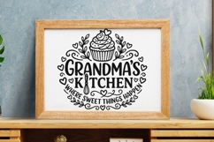 Grandma Kitchen Where Sweet Things Happen Svg, Farmhouse Svg Product Image 7