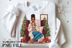 Christmas motivational women png design for T-shirts Product Image 3