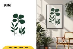 Leaves Wall print SVG - Leaves Wall print Clipart - Cut File Product Image 1