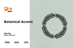 Botanical Accent Frame Product Image 1