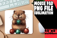 Radiant Mouse Mat PNG Style, Christams Product Image 1