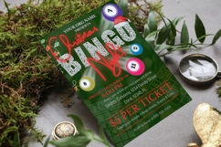 Christmas Bingo Template flyer, Christmas Canva template Product Image 6
