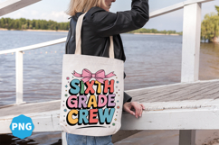 Sixth grade crew Back to School Png design, Back to school Product Image 5