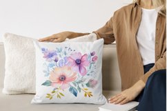 Floral Pattern Watercolor 23 Collection Ai Generated Art Product Image 6