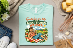 Vintage Wander Quote Picnic Illustrations Product Image 2