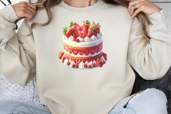 Valentine cake Dessert Clipart Bundle PNG Product Image 9