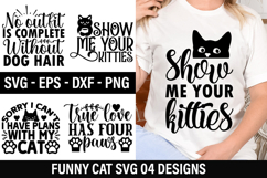 Funny Cat SVG Design - Sorry i can t i have plans with my ca Product Image 1