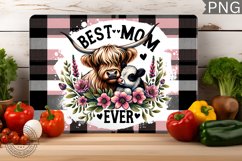 Best mom ever Design , Mom Kitchen Sublimation Product Image 1