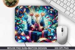 Mouse Pad Sublimation, 4th Of July Mouse Pad PNG Product Image 1