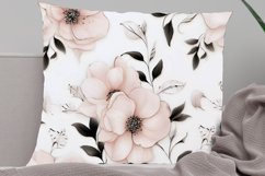 Flowers Black Stripes Digital Paper Bundle Product Image 7