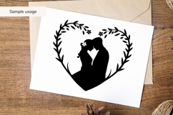 Bride and Groom SVG Bundle | 15 Wedding Couple Silhouettes Product Image 4