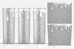 Skinny tumbler design. 20 oz, Shine Glitter Sublimation PNG. Product Image 8