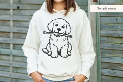 Golden Retriever Puppies SVG Bundle Product Image 6