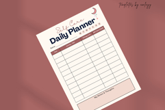 Boho Self-Care Daily Planner Template | Canva Editable Product Image 5