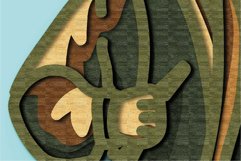 Hunter multilayer 3D SVG/Hunter plywood cut/ 3D laser cut Product Image 10