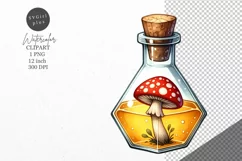 Halloween clipart, Potion bottle clipart, Kids Halloween Product Image 1