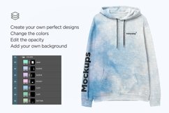 Heather Hoodie Front View PSD Mockup Product Image 6