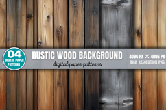 Rustic Wood Background Paper Bundle PNG Product Image 7