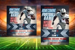 Homecoming Football Flyer Template, Homecoming Football Game Product Image 6