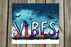 Funny Halloween | 4 Skinny tumbler sublimation designs P2 Product Image 2