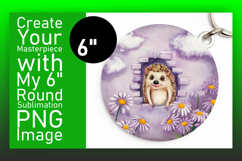 Elegant Car Coaster Round PNG Design , Animals In Wall Product Image 1