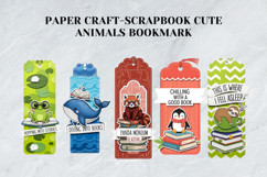 Paper Craft Scrapbook Cute Animals Bookmark Set Product Image 6