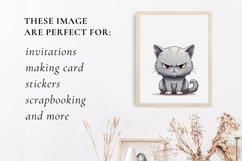 4 PNG Sarcastic Funny Grumpy Cat, Cat sublimation Bundle Product Image 3
