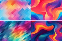 Bright Pattern Digital Paper Bundle, Craft Paper Product Image 6