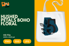 Hushed Petals Boho Floral Monogram Product Image 1