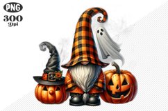 Halloween Gnomes Sublimation - Clipart PNG Design Product Image 1