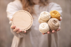 Round basket bases bundle SVG embroidery 8-12 inch Product Image 5