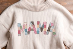 Vol.5 Patchwork Fabric Mama - PNG Product Image 6