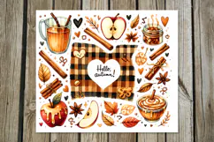 Autumn vibes | 4 fall Skinny Tumbler Sublimation designs P2 Product Image 2
