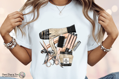 Hairdresser Glam PNG Salon Tools Luxury Beauty Gold Design Product Image 6