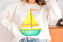 Hand Drawn Summer Png Beach Vibes Png Product Image 1