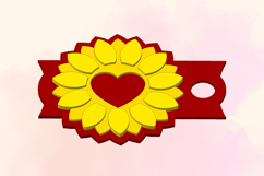 Sunflower, 40 OZ Tumbler, STL/3MF files for 3D Printing Product Image 6
