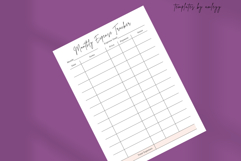 Monthly Expense Tracker Template | Editable Canva Budget Product Image 5
