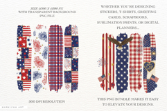 4th Of July Brushstrokes Clipart Product Image 2