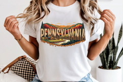 Pennsylvania State PNG, Stone Bridge Rural Sublimation Product Image 6