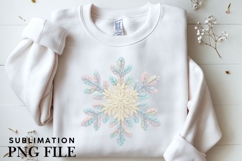 Christmas snowflake png design for T-shirts Product Image 3