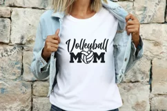 Volleyball mom svg, SVG files for cricut, laser cut files Product Image 3