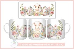 Easter Mug Wrap Sublimation Design PNG Product Image 3