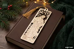 Wooden Jesus Bookmark Laser Cut | Glowforge | SVG Product Image 1
