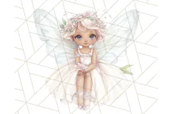 Pastel Fairies and Butterflies PNG, Spring Fantasy Clipart Product Image 2