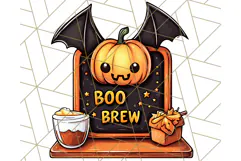 Monster Café Halloween PNG Clipart, Coffee Holiday Clip Art Product Image 2