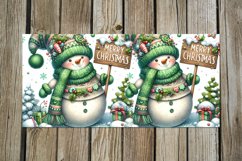Christmas Snowman | cute Xmas Sublimation Mug design bundle Product Image 6